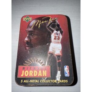1996 Upper Deck Michael Jordan All Metal Collector Card Set Sealed